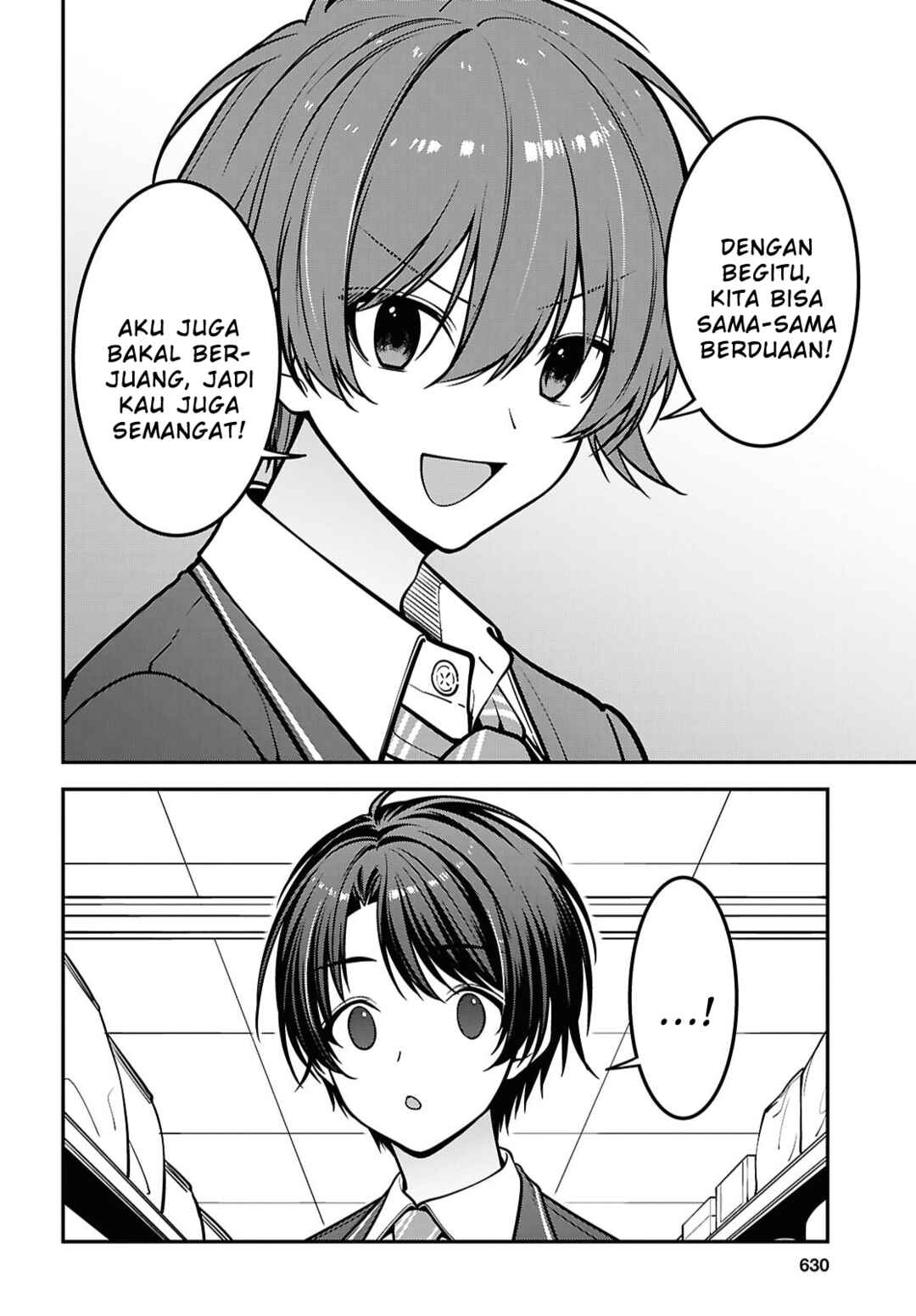 Tonari no Seki no Yankee Shimizu-san ga Kami wo Kuroku Sometekita Chapter 19 - Page 22