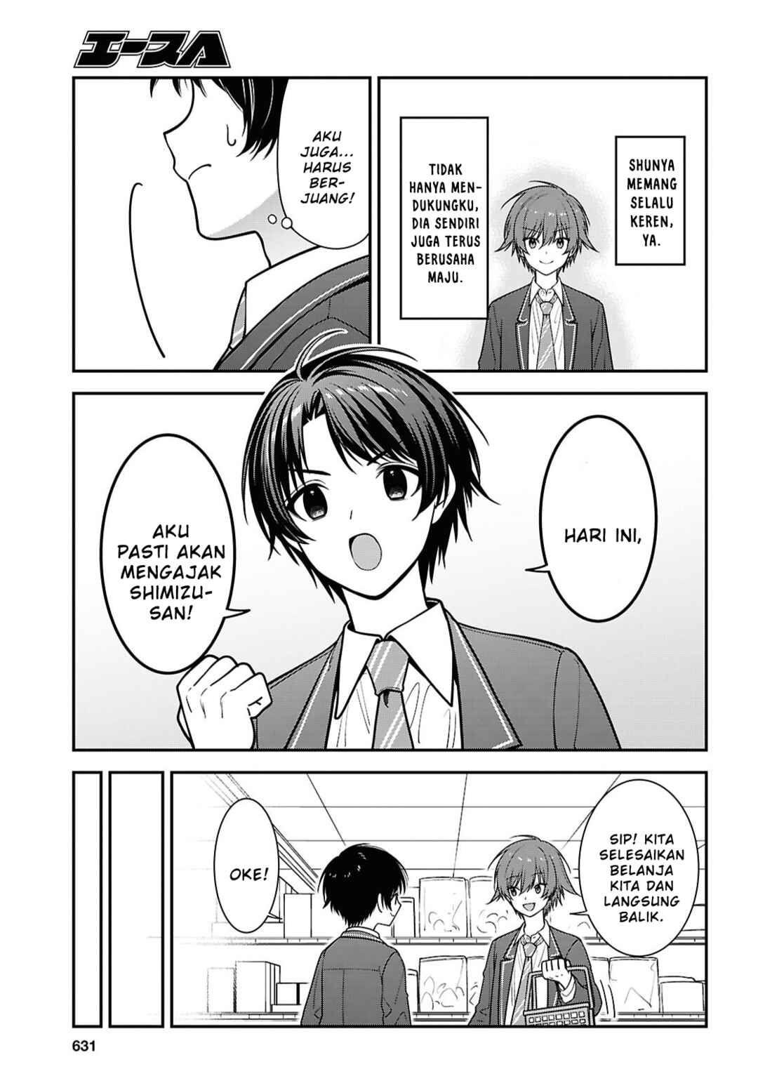 Tonari no Seki no Yankee Shimizu-san ga Kami wo Kuroku Sometekita Chapter 19 - Page 23