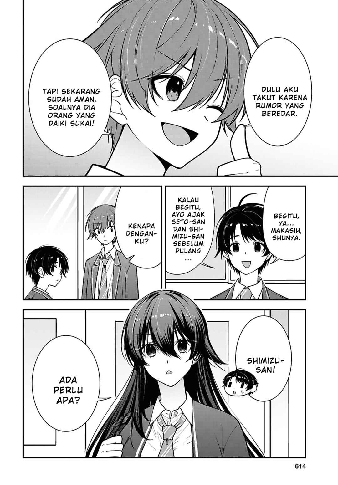 Tonari no Seki no Yankee Shimizu-san ga Kami wo Kuroku Sometekita Chapter 19 - Page 6