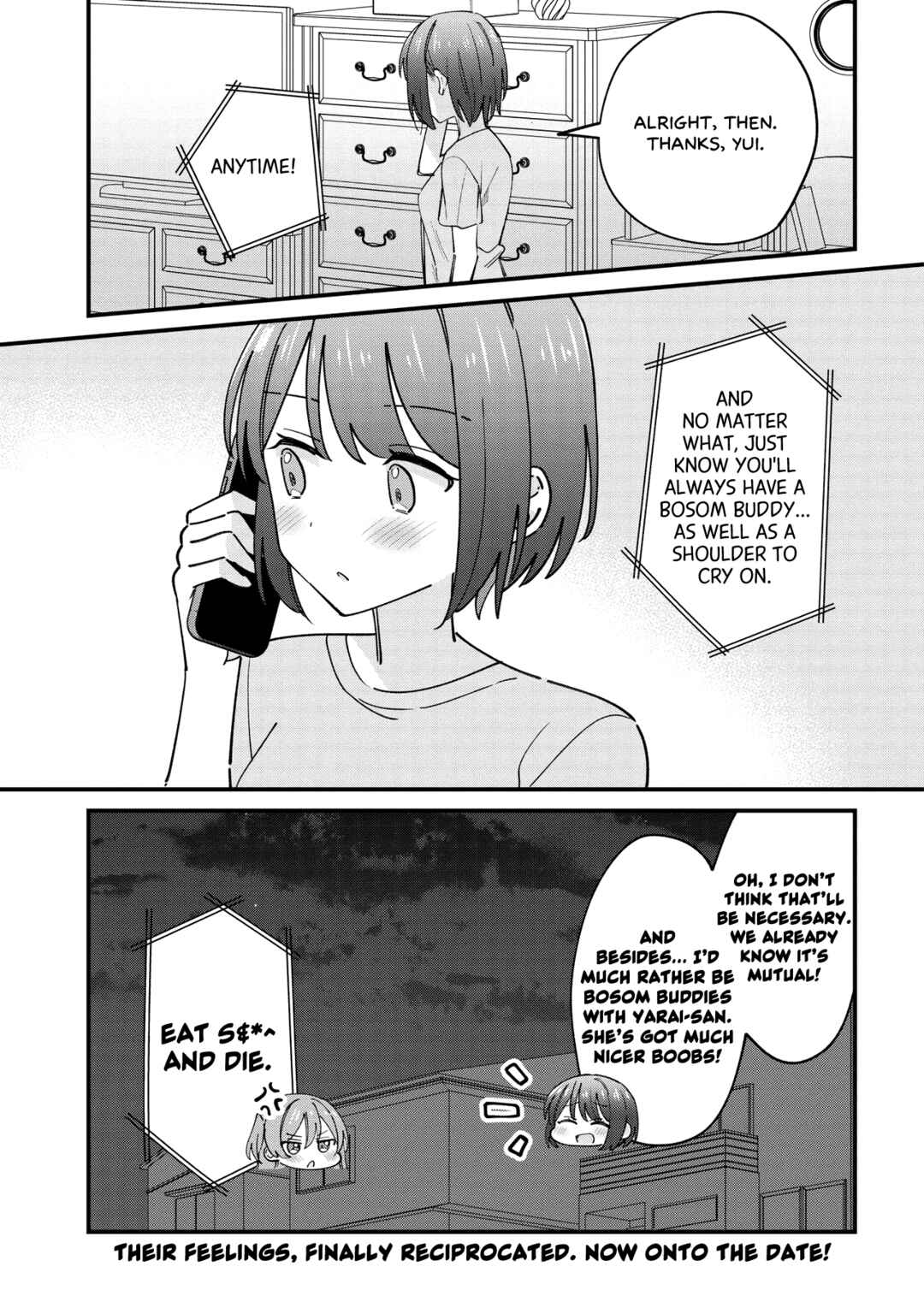 Kao dake yoi Classmate ga, Yatara to Guigui Kuru Yuri no Hanashi. Chapter 6.1 - Page 12