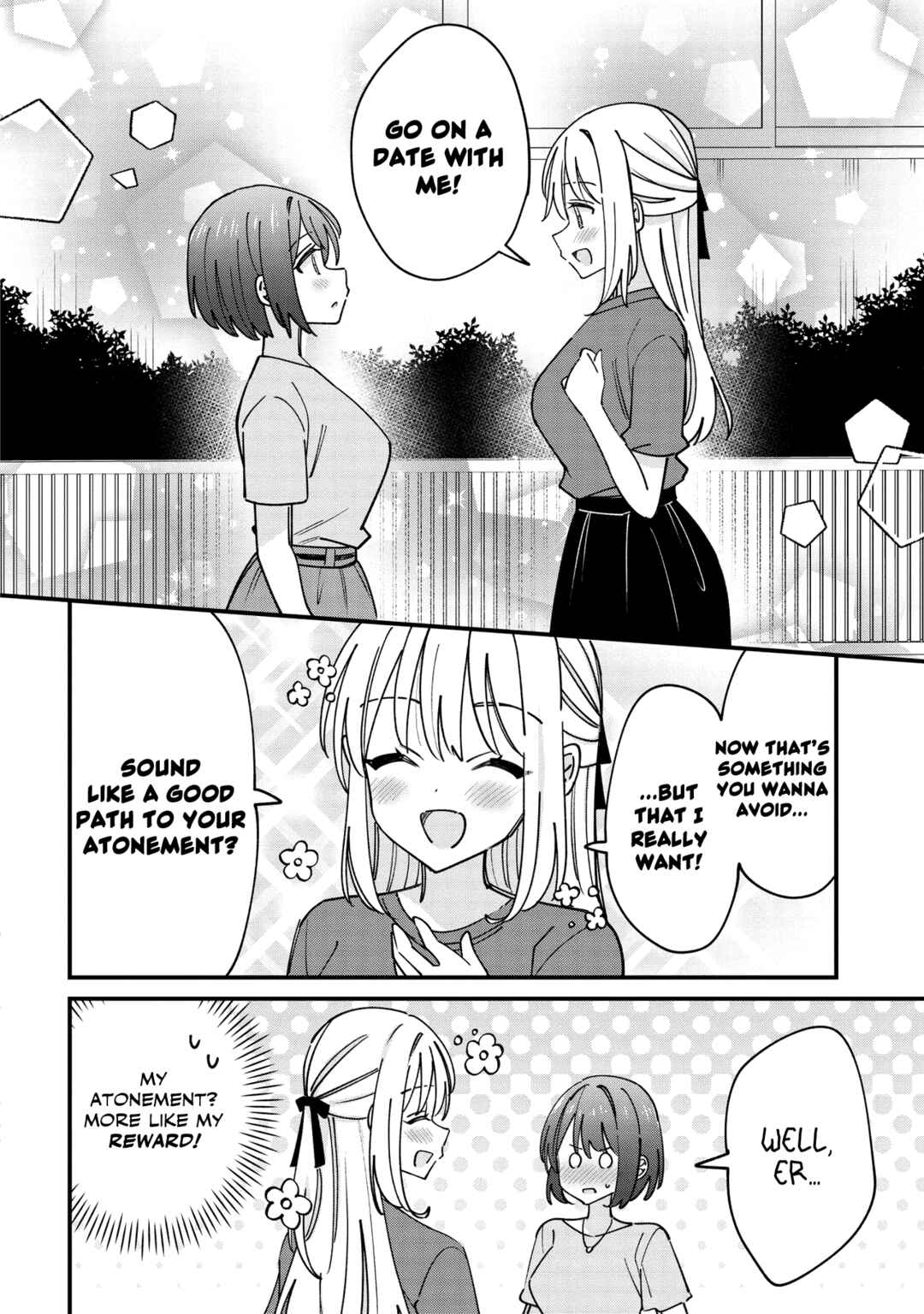 Kao dake yoi Classmate ga, Yatara to Guigui Kuru Yuri no Hanashi. Chapter 6.1 - Page 3