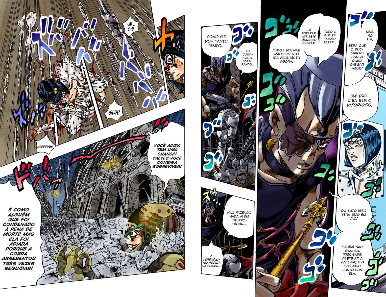 JoJo no Kimyou na Bouken: Part 5 - Ougon no Kaze Color-ban Chapter 127 - Page 2