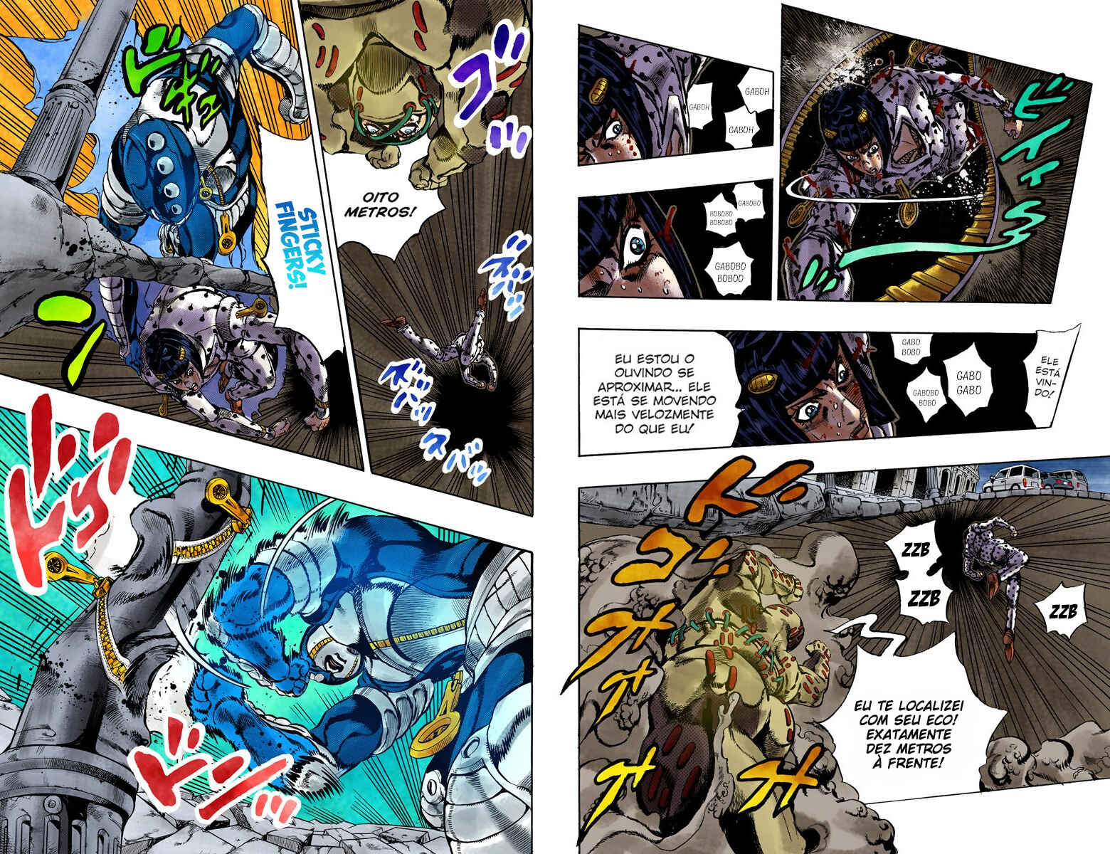 JoJo no Kimyou na Bouken: Part 5 - Ougon no Kaze Color-ban Chapter 127 - Page 4
