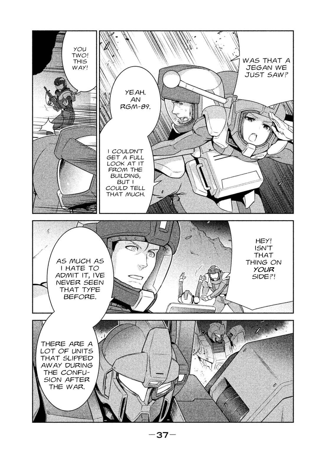 Kidou Senshi Gundam Twilight Axis Chapter 1 - Page 36