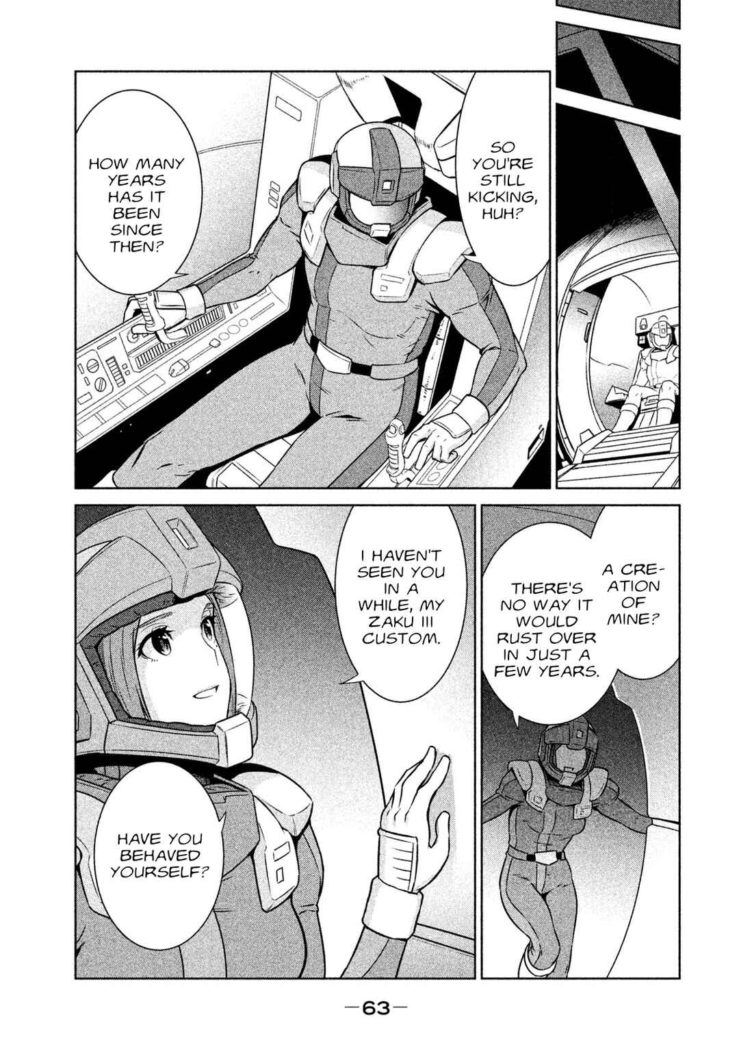 Kidou Senshi Gundam Twilight Axis Chapter 1 - Page 59