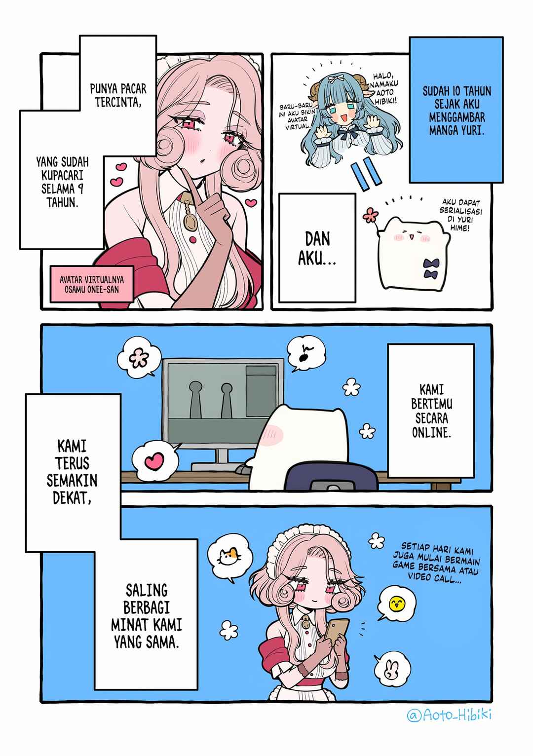 Nonke Datta Yuri Mangaka ga, Onnanoko ni Koishite 9 Toshi Tatta Jitsuroku Chapter ? - Page 3