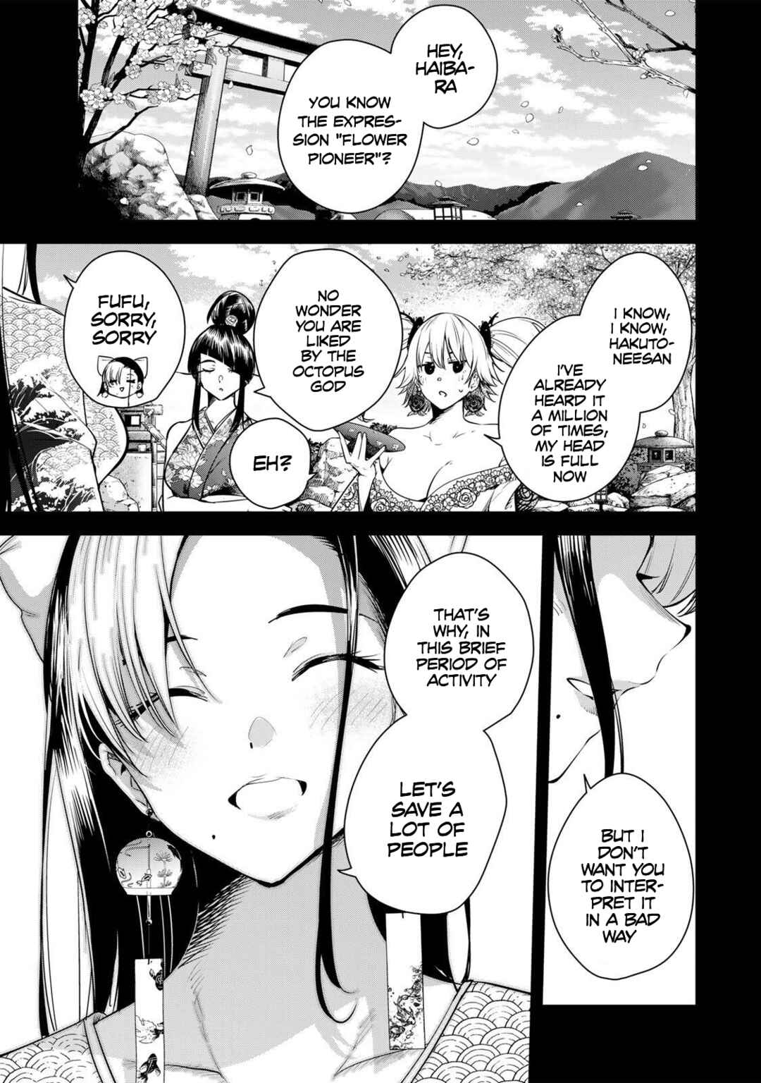 Sakigake no Hana Miko Chapter 73 - Page 10