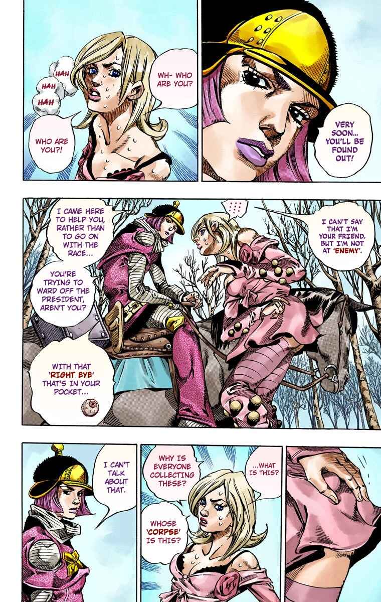 JoJo no Kimyou na Bouken: Part 7 - Steel Ball Run Color-ban Chapter 49 - Page 30
