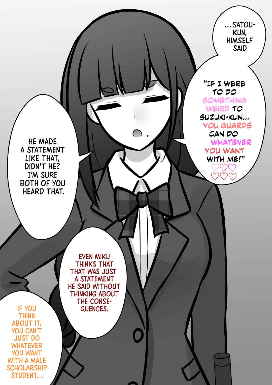 Danjo-hi 1:39 no Heikou Sekai wa Omoi no Hoka Futsuu Chapter 97 - Page 4