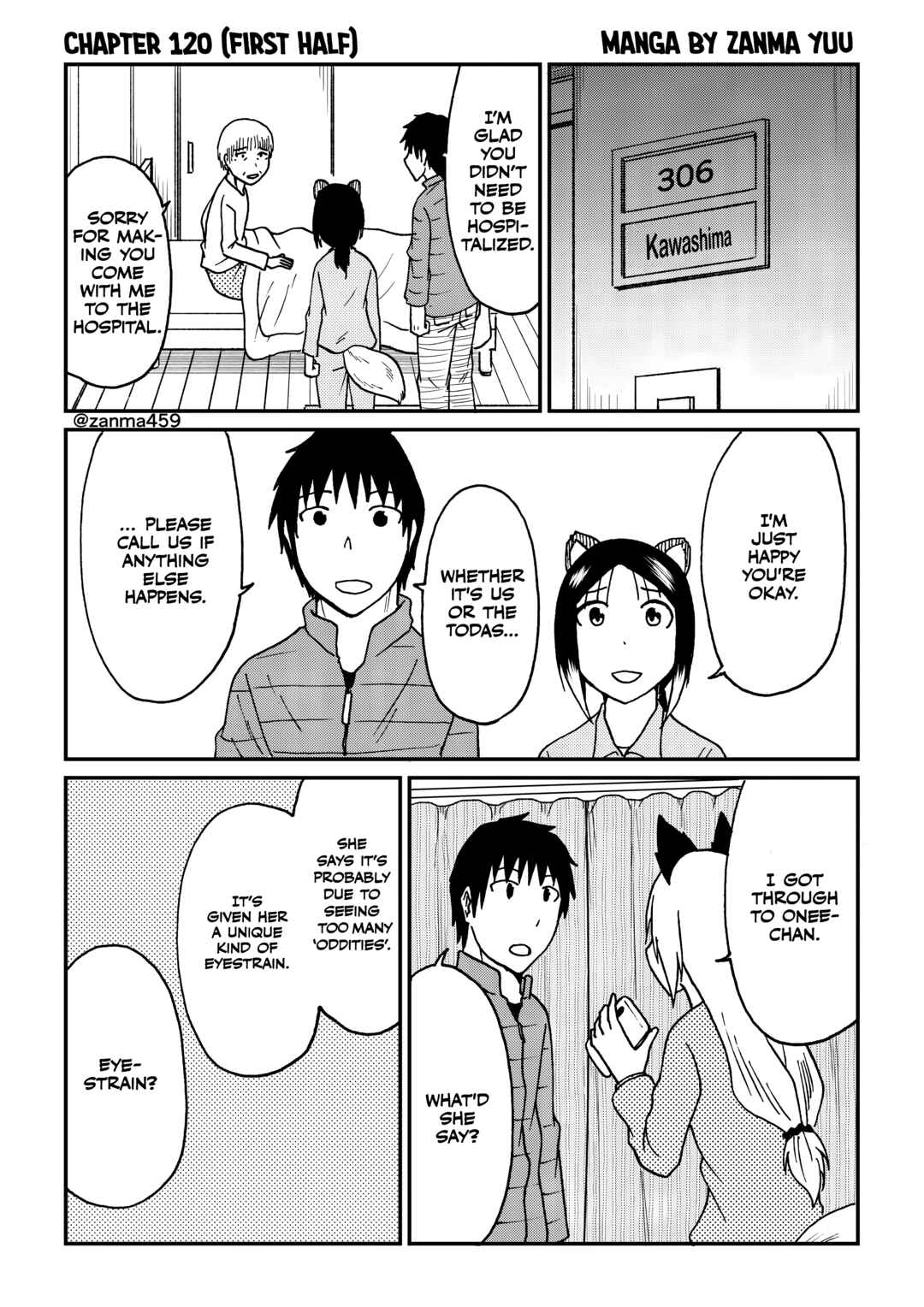 Totsugi Okureta Kitsune ga Yome ni Kuru Hanashi Chapter 120.1 - Page 1