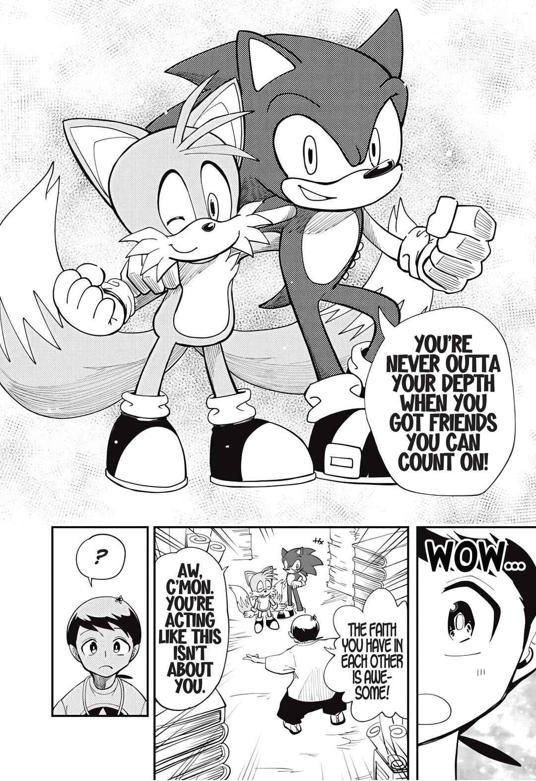 Sonic to Yuuki no Tsurugi Chapter 3 - Page 8