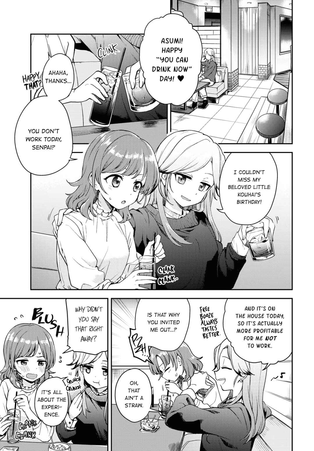 Asumi-chan wa Les Fuuzoku ni Kyoumi ga Arimasu! Chapter 1 - Page 3