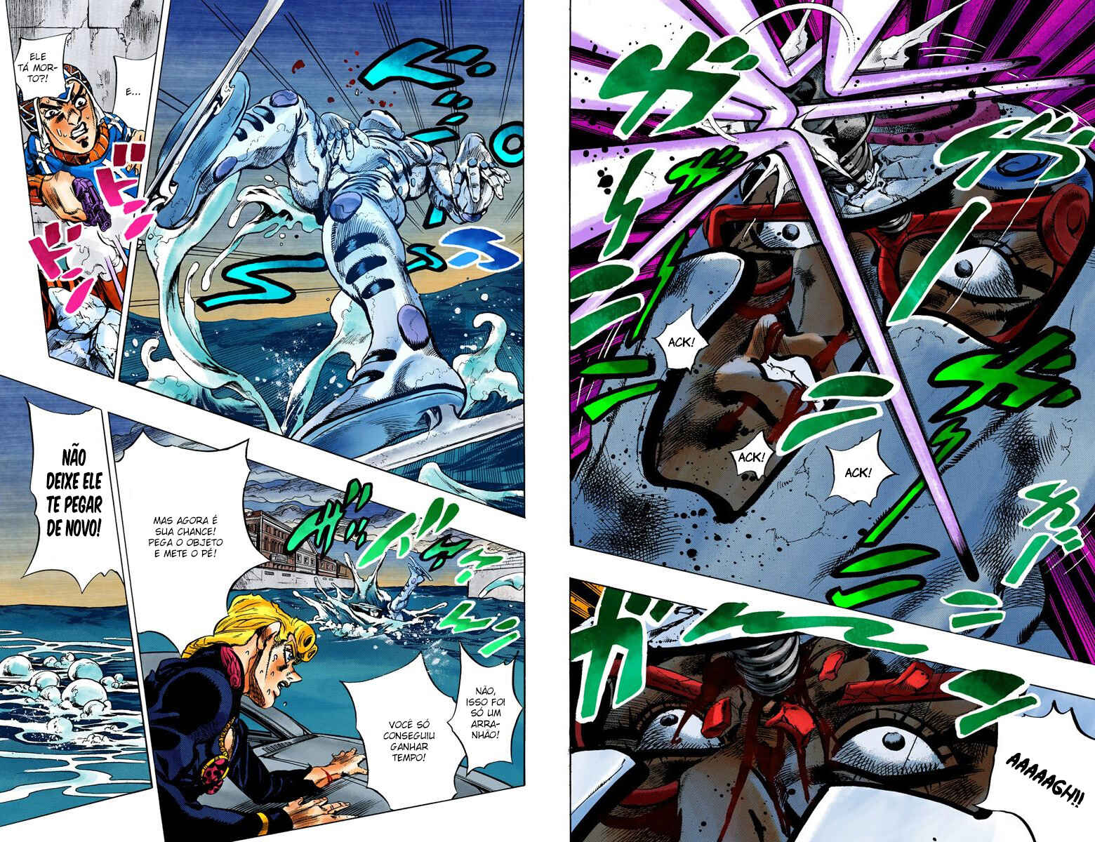 JoJo no Kimyou na Bouken: Part 5 - Ougon no Kaze Color-ban Chapter 73 - Page 8
