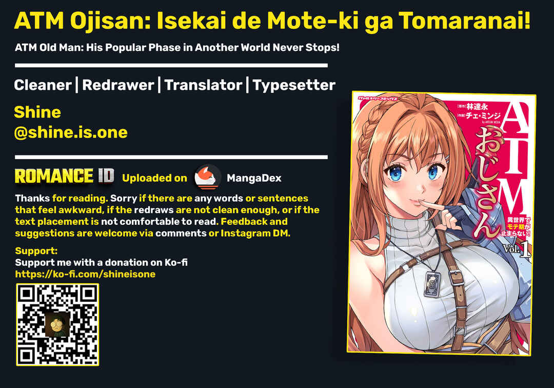 ATM Ojisan: Isekai de Mote-ki ga Tomaranai! Chapter 7 - Page 20