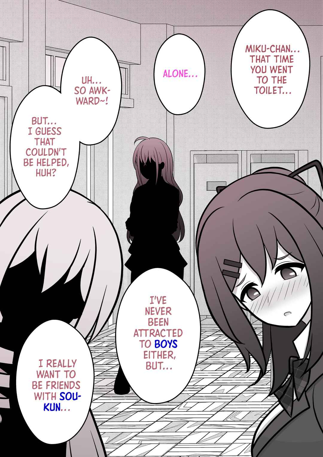 Danjo-hi 1:39 no Heikou Sekai wa Omoi no Hoka Futsuu Chapter 69 - Page 4