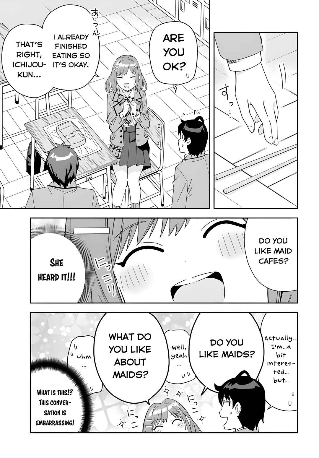 Classmate no Moto Idol ga, Tonikaku Kyodou Fushin nandesu. Chapter 3 - Page 23