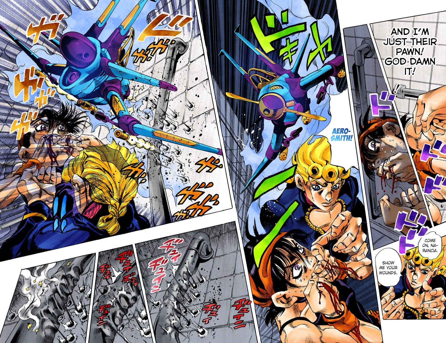 JoJo no Kimyou na Bouken: Part 5 - Ougon no Kaze Color-ban Chapter 88 - Page 15