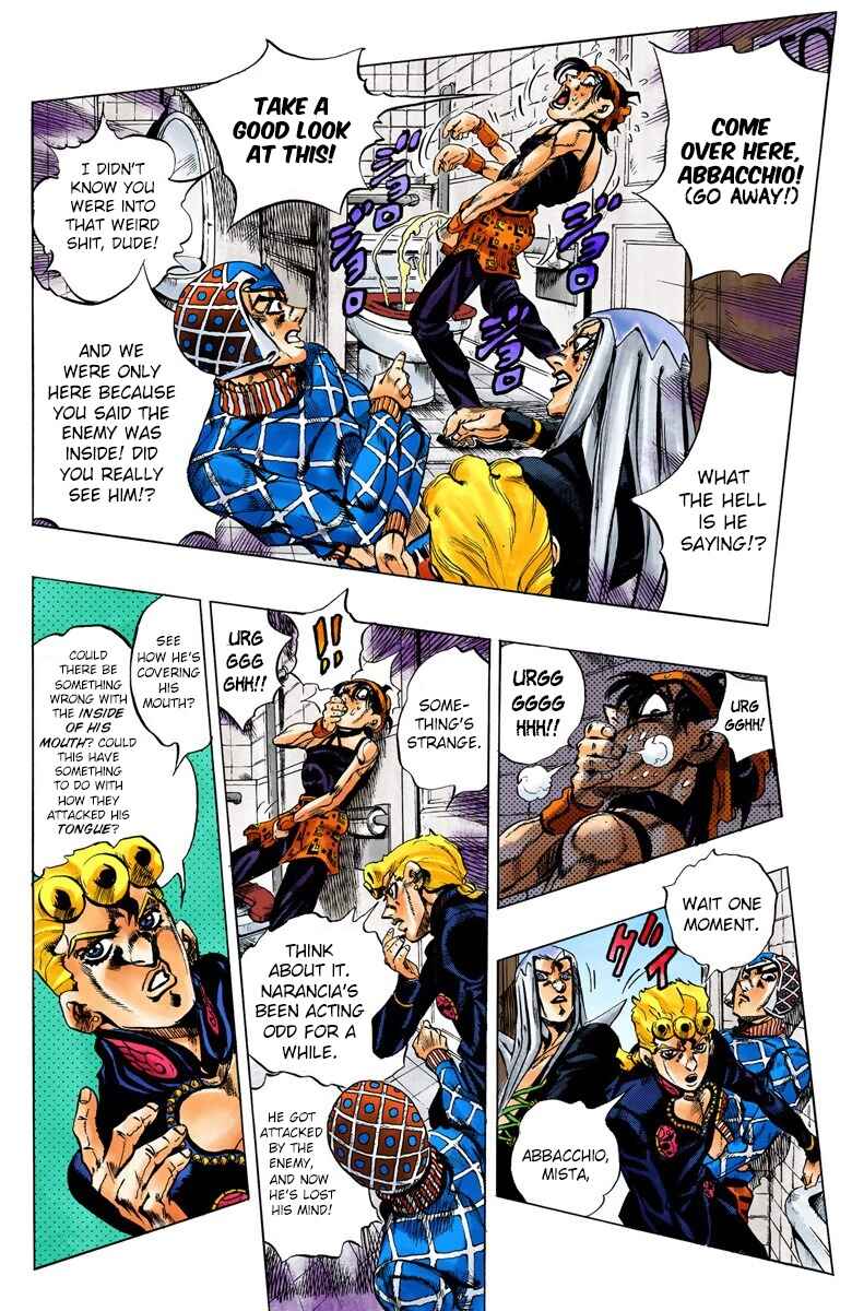 JoJo no Kimyou na Bouken: Part 5 - Ougon no Kaze Color-ban Chapter 88 - Page 7
