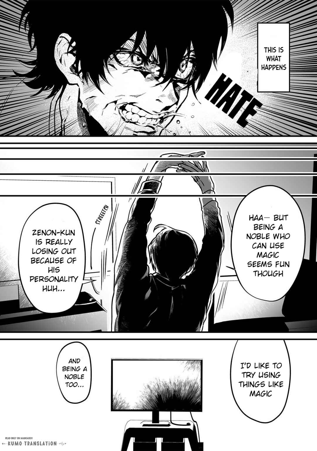 Yami Kakusei Shite Shujinkou ni Bokosareru Kamaseinu ni Hyoui Shita ga Gensaku to Chigaisugite Tomadotteru Chapter 1 - Page 13