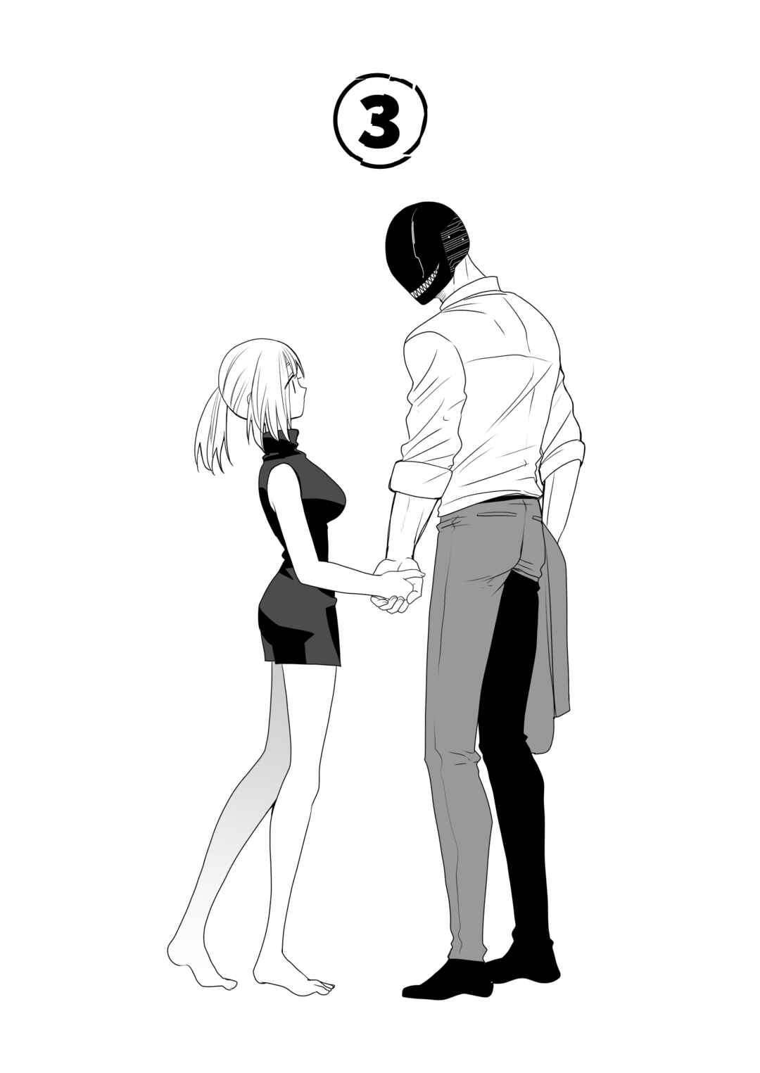 Igyou Atama-san to Ningen-chan (Pre-Serialization) Chapter 3 - Page 3