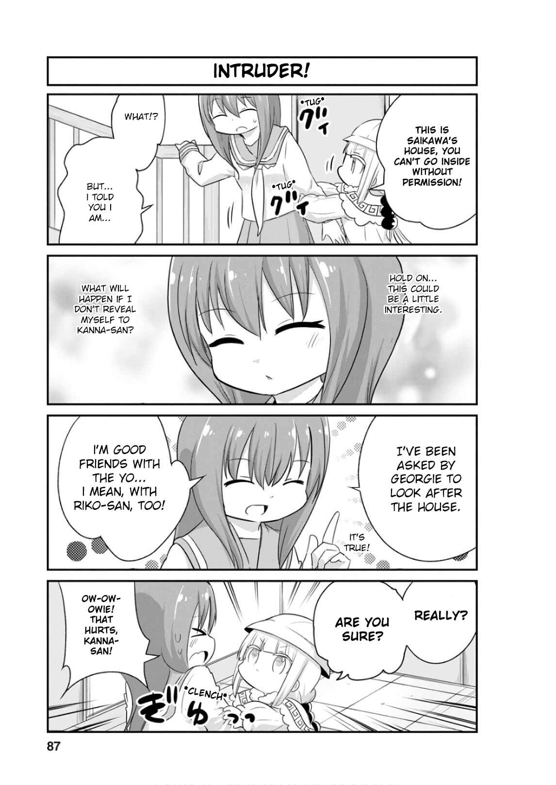Kobayashi-san Chi no Maid Dragon - Kanna no Nichijou Chapter 57 - Page 3
