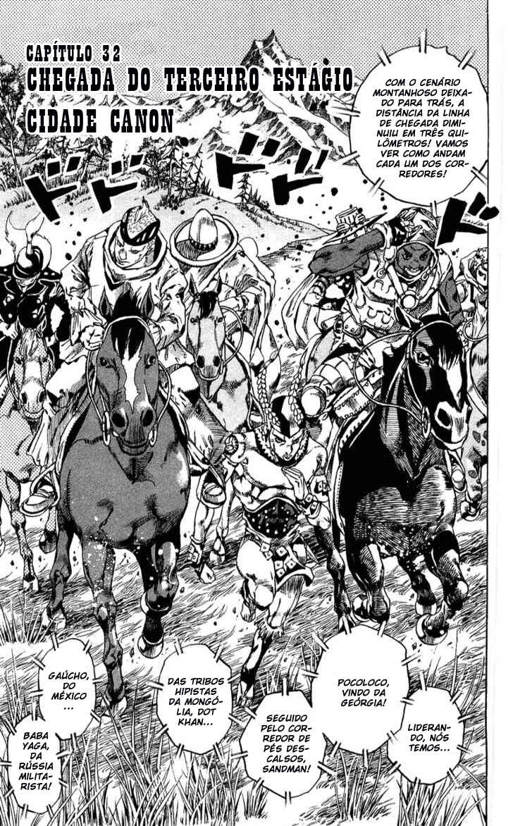 JoJo no Kimyou na Bouken: Part 7 - Steel Ball Run Chapter 32 - Page 1