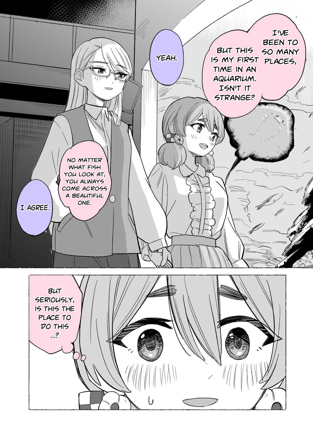 Iinchou to M-ko no Yuri Chapter 22 - Page 1