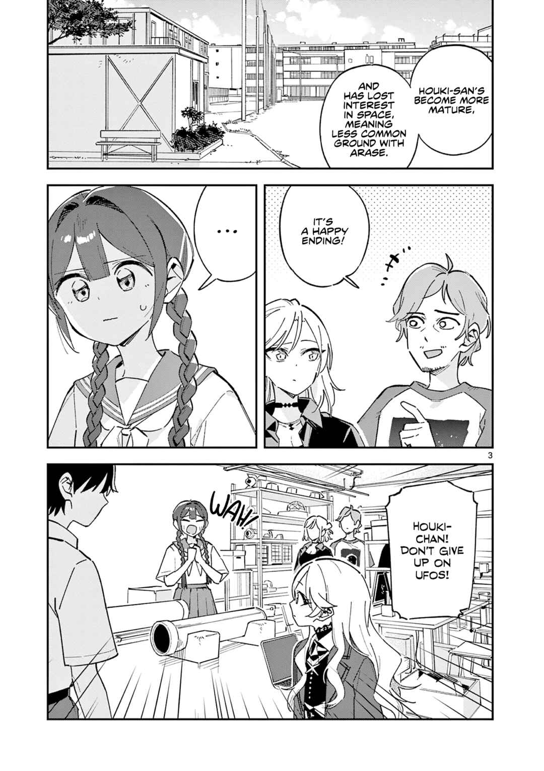 Houkago, Bokura wa Uchuu ni Madou Chapter 52 - Page 3