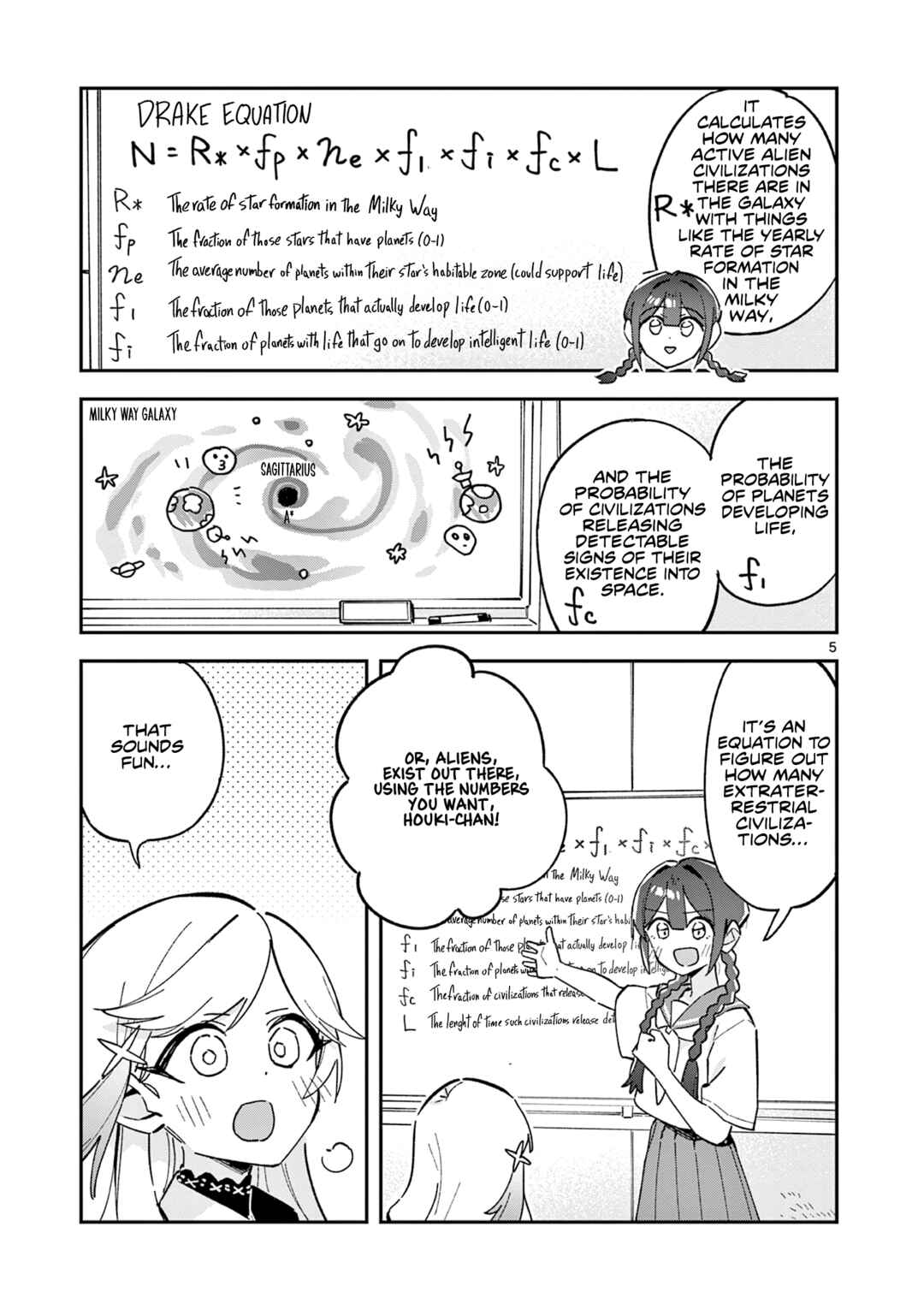 Houkago, Bokura wa Uchuu ni Madou Chapter 52 - Page 5