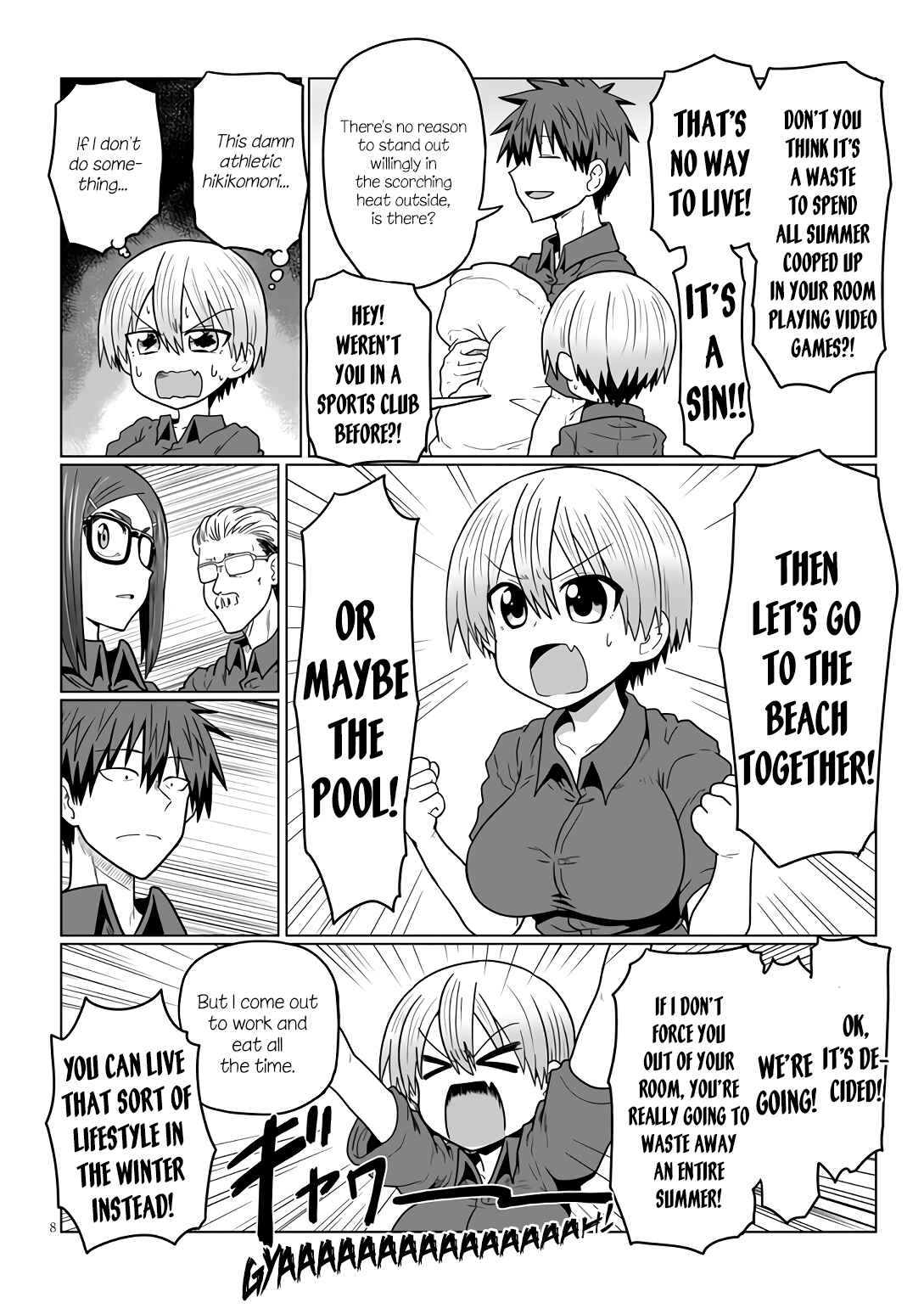 Uzaki-chan wa Asobitai! Chapter 18 - Page 8