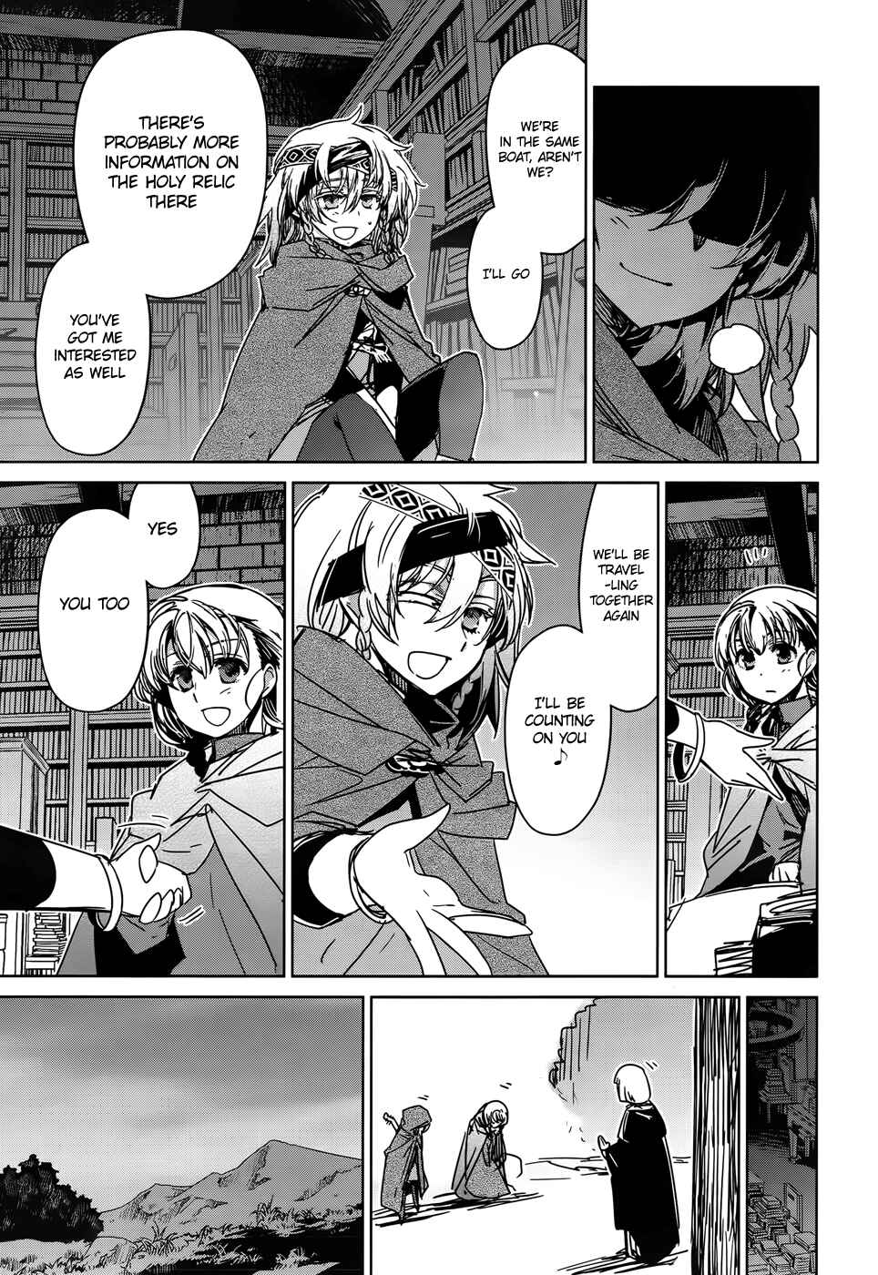MAOYU : Archenemy and Hero “Become mine, Hero” “I refuse!” Chapter 35 - Page 13