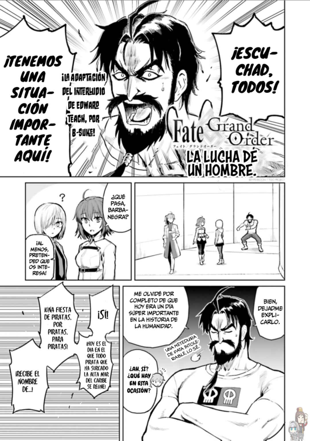Fate/Grand Order: Edward Teach's Interlude - A Man's Battle Chapter ? - Page 4