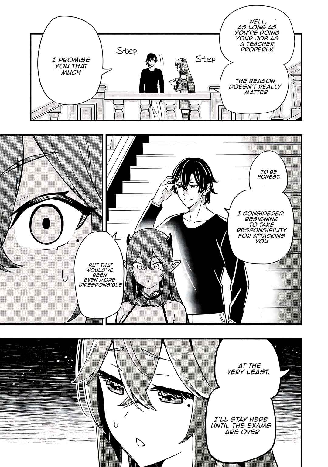 Maou Reijou no Kyouiku Gakari ~Yuusha Gakuin wo Tsuihou Sareta Heimin Kyoushi wa Maou no Musume-Tachi no Katei Kyoushi to Naru~ Chapter 16 - Page 27