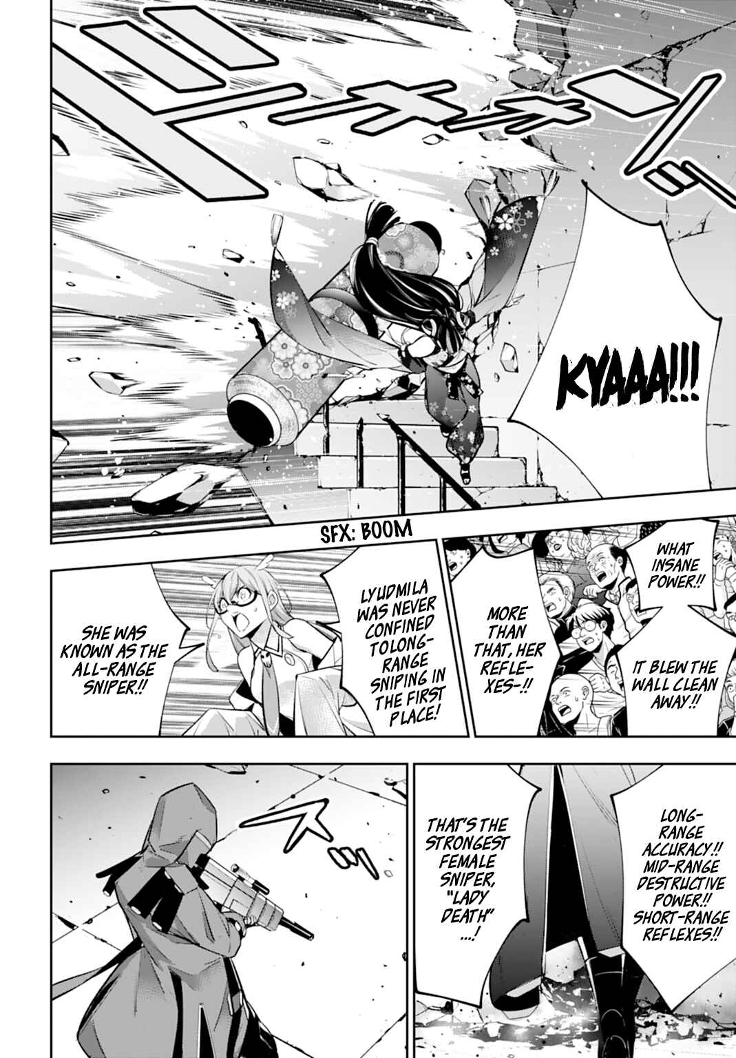 Majo Taisen - 32-nin no Isai no Majo wa Koroshiau Chapter 58 - Page 28