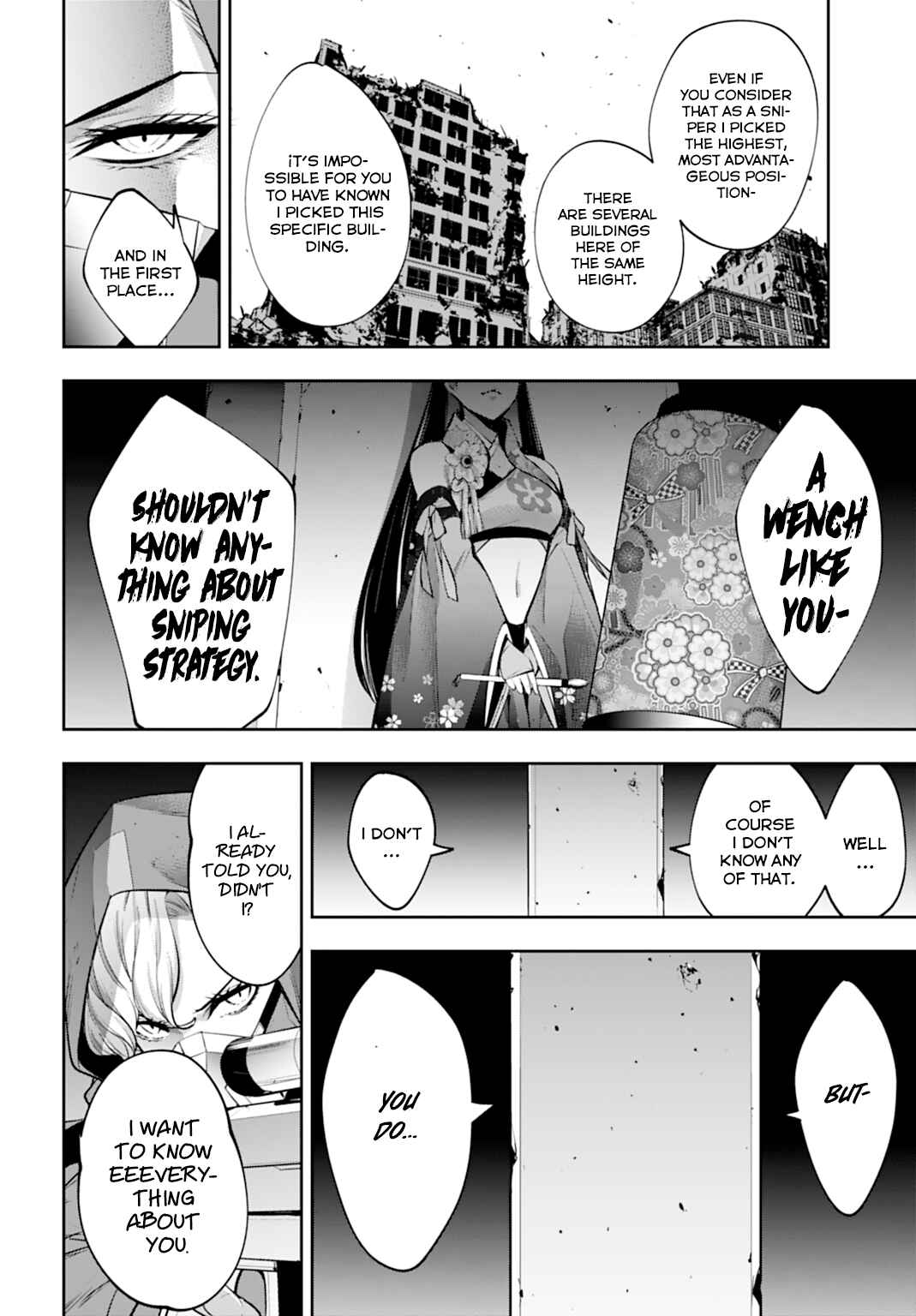 Majo Taisen - 32-nin no Isai no Majo wa Koroshiau Chapter 58 - Page 34