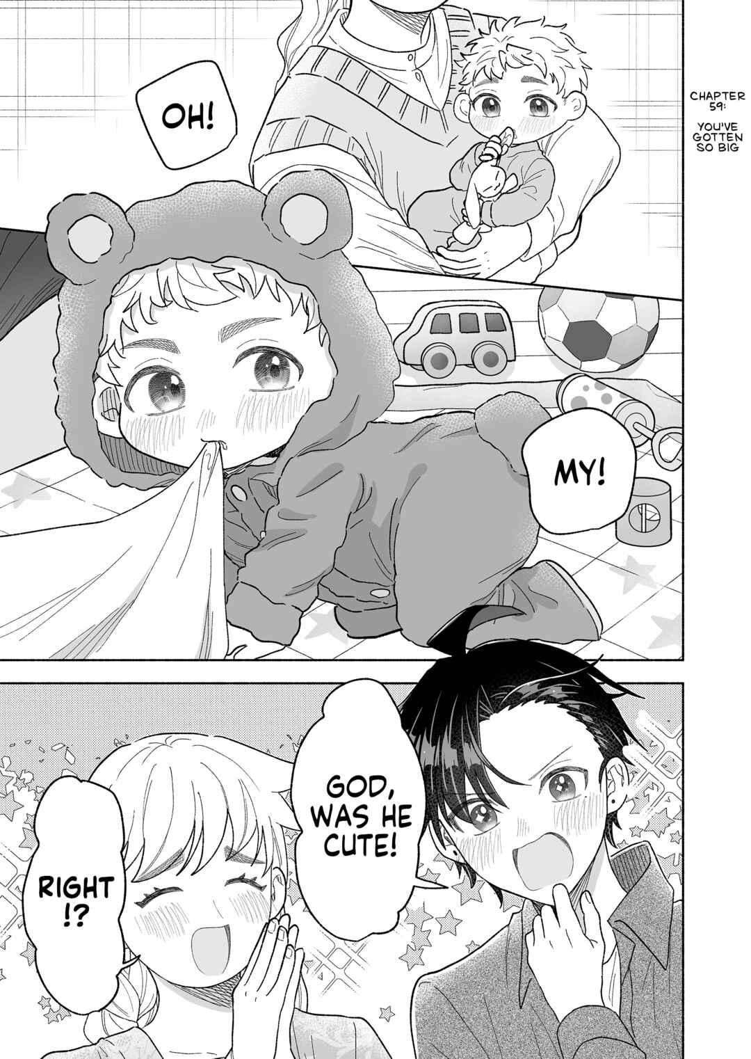 Kakkoii Onnanoko to 12-centi no Yakusoku Chapter 59 - Page 1