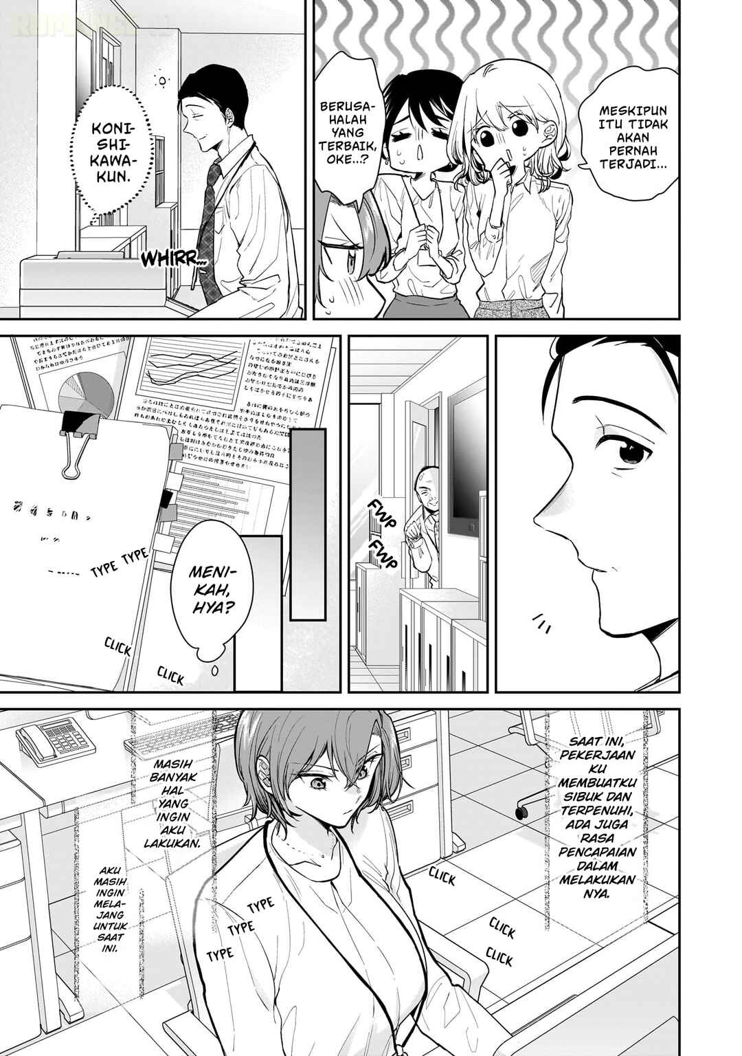 Misato-san wa Amasugi Joushi ni Chotto Kibishii Chapter 6 - Page 6