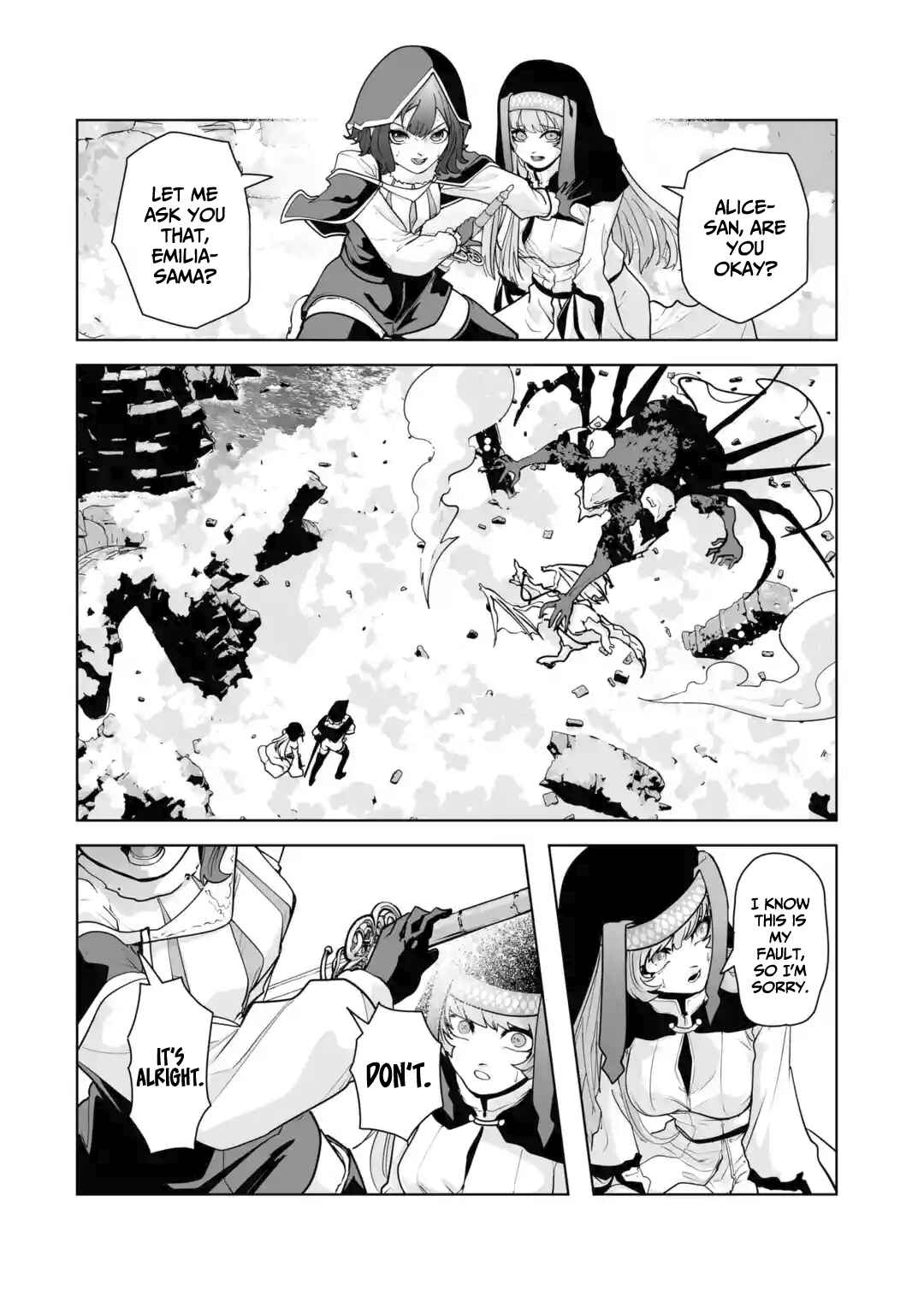 Akuyaku Kizoku ga Hirakinaotte Hametsu Flag wo "Jitsuryoku" de Tatakiotteitara, Itsunomanika Heroine-tachi kara Eiyuushi Sareru you ni Natta Ken Chapter 2.2 - Page 3