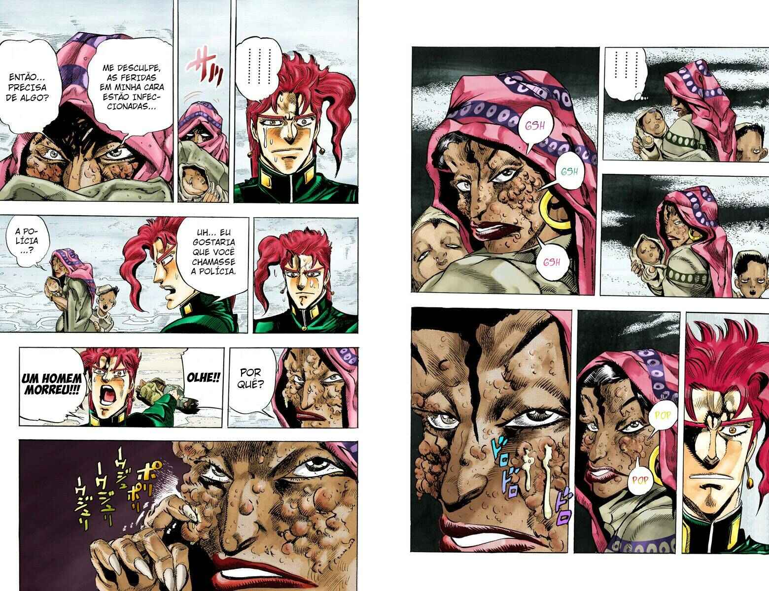 JoJo no Kimyou na Bouken: Part 3 - Stardust Crusaders Color-ban Chapter 42 - Page 2