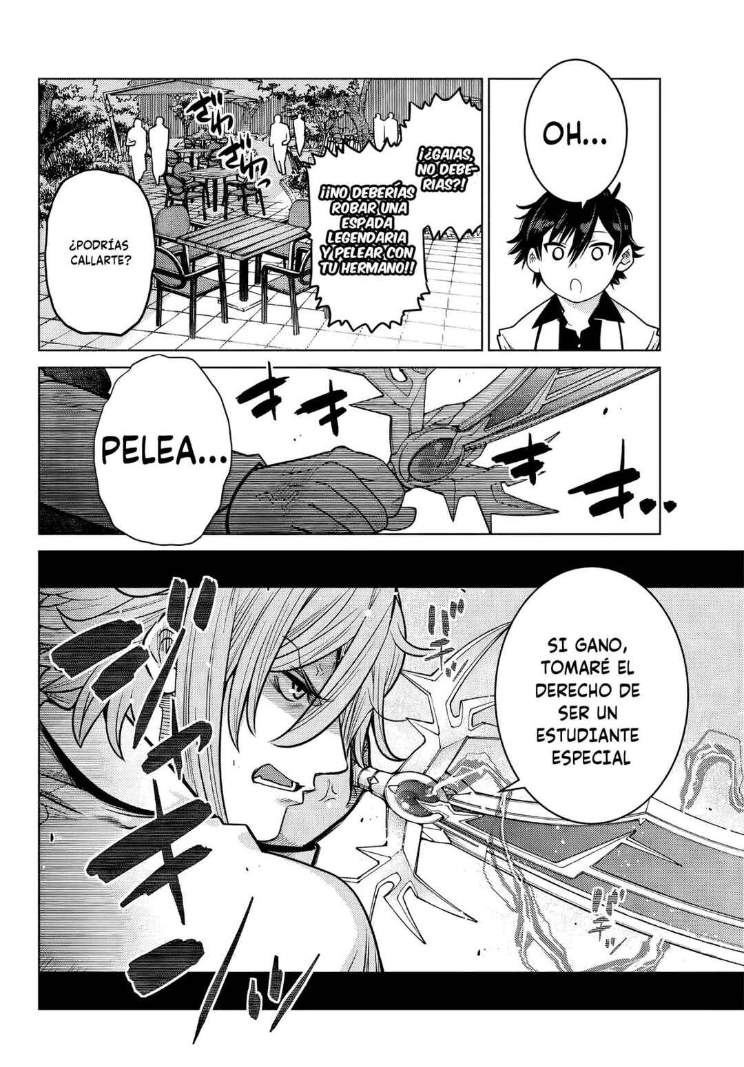 Ochikobore Datta Ani ga Jitsuha Saikyou ~Shijou Saikyou no Yuusha wa Tensei-shi, Gakuen de Mujikaku ni Musou Suru~ Chapter 6 - Page 39