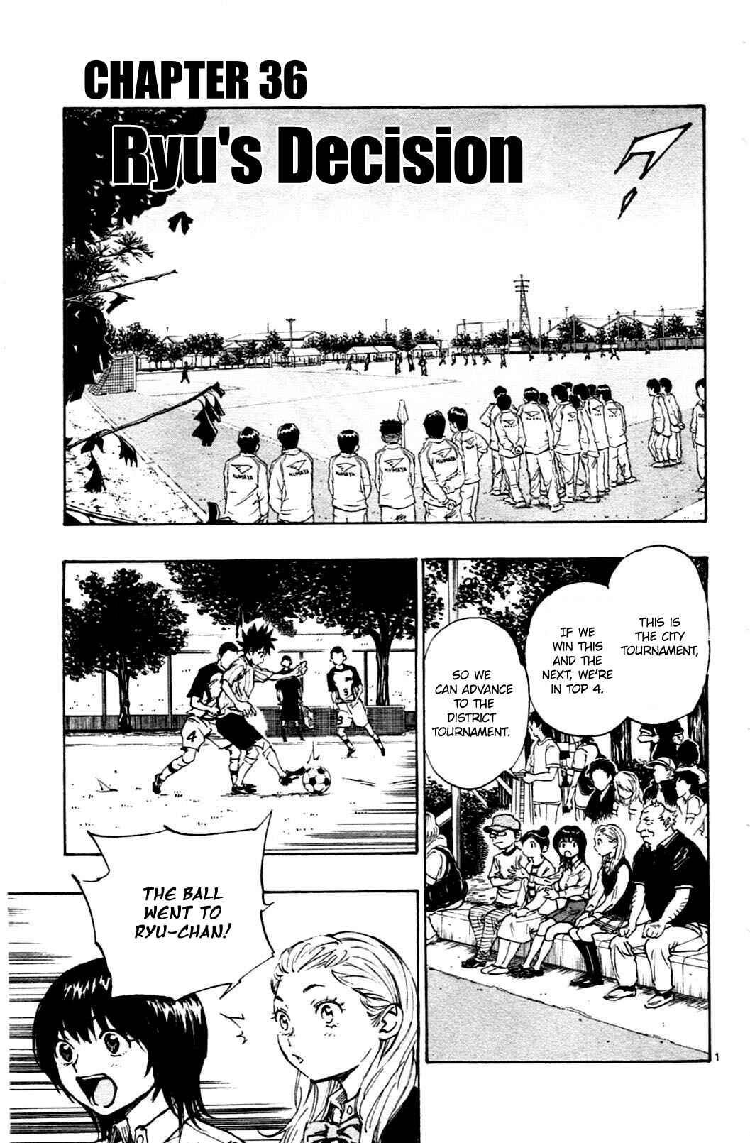 BE BLUES ~Ao ni Nare~ Chapter 36 - Page 1