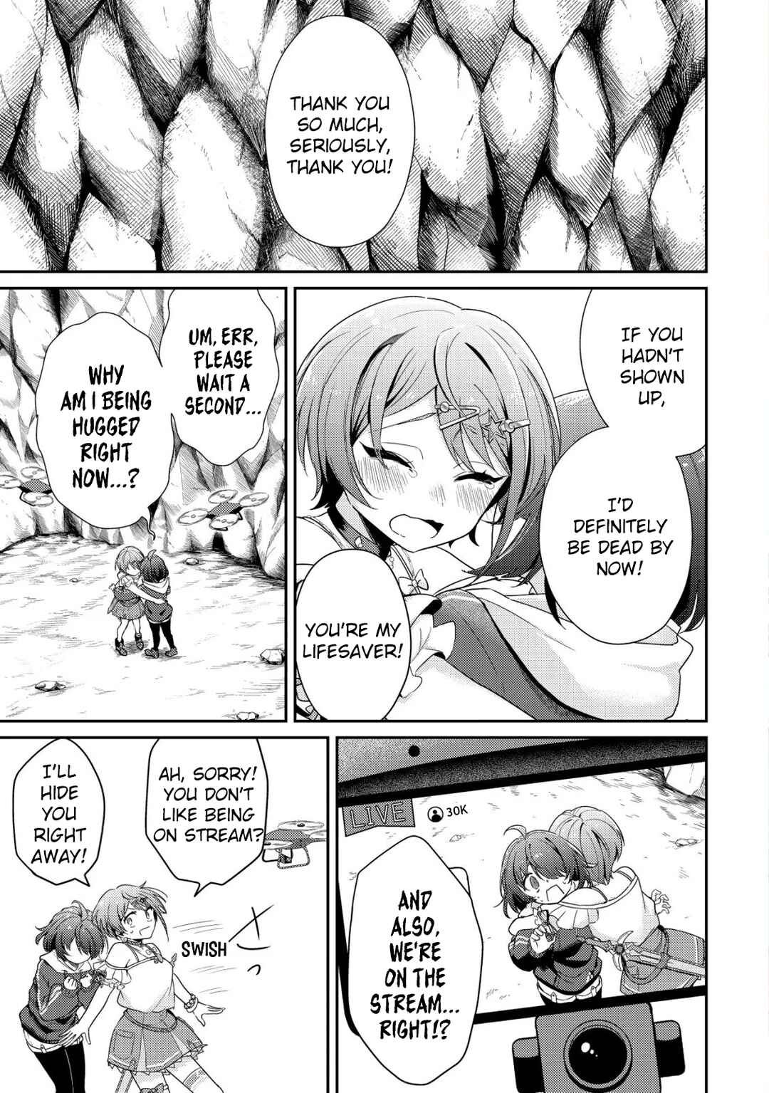 [Hihou] Komyuryoku 0 Otaku Shoujo, Dragon wo One Punch de Shizumete Yuumei Haishinsha wo Tasuketara Fuhon'i Buzz ga Tomaranai Chapter 2 - Page 2