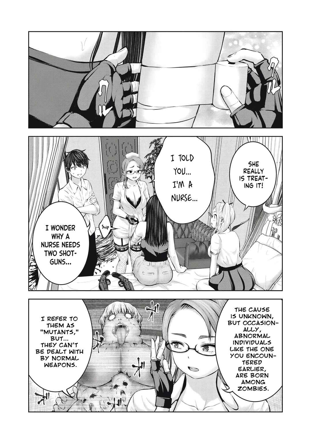 Zombie Sekai de Harem wo Tsukurou! Chapter 7.1 - Page 14