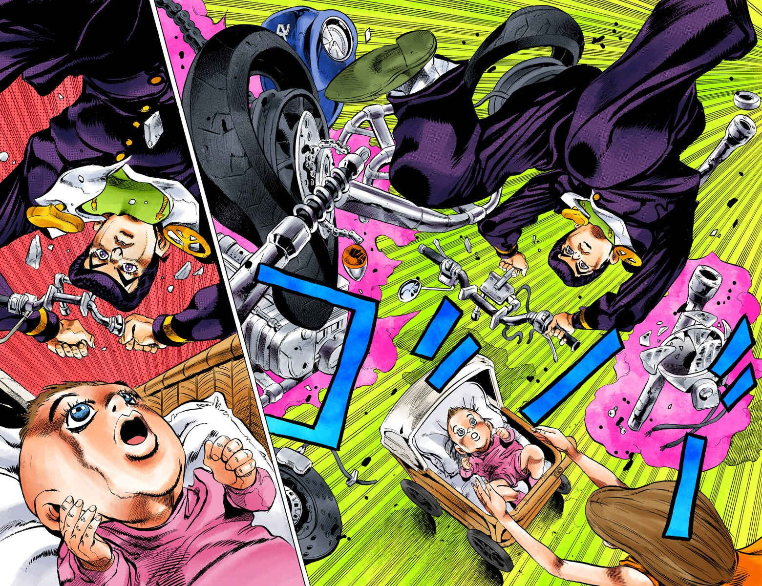 JoJo no Kimyou na Bouken: Part 4 - Diamond wa Kudakenai Color-ban Chapter 122 - Page 17