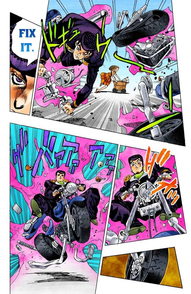 JoJo no Kimyou na Bouken: Part 4 - Diamond wa Kudakenai Color-ban Chapter 122 - Page 18