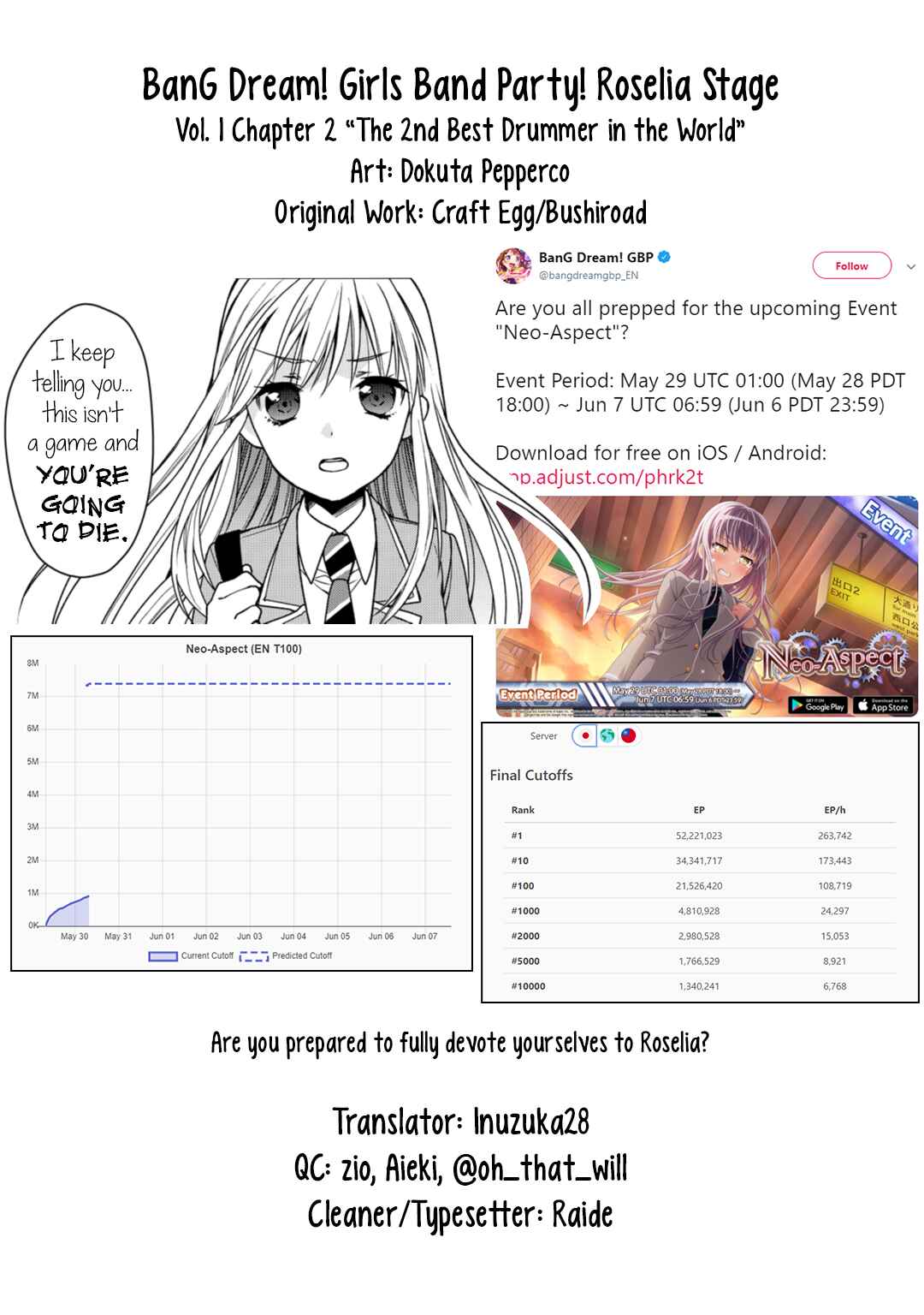 BanG Dream! Girls Band Party! Roselia Stage Chapter 2 - Page 43