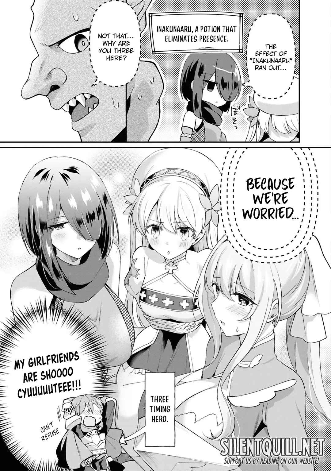 Shoki-gai kara Tabidatanai Yuusha no Harem Life ~Yuusha-sama, Konpura-teki ni Auto desu!~ Chapter 4 - Page 9