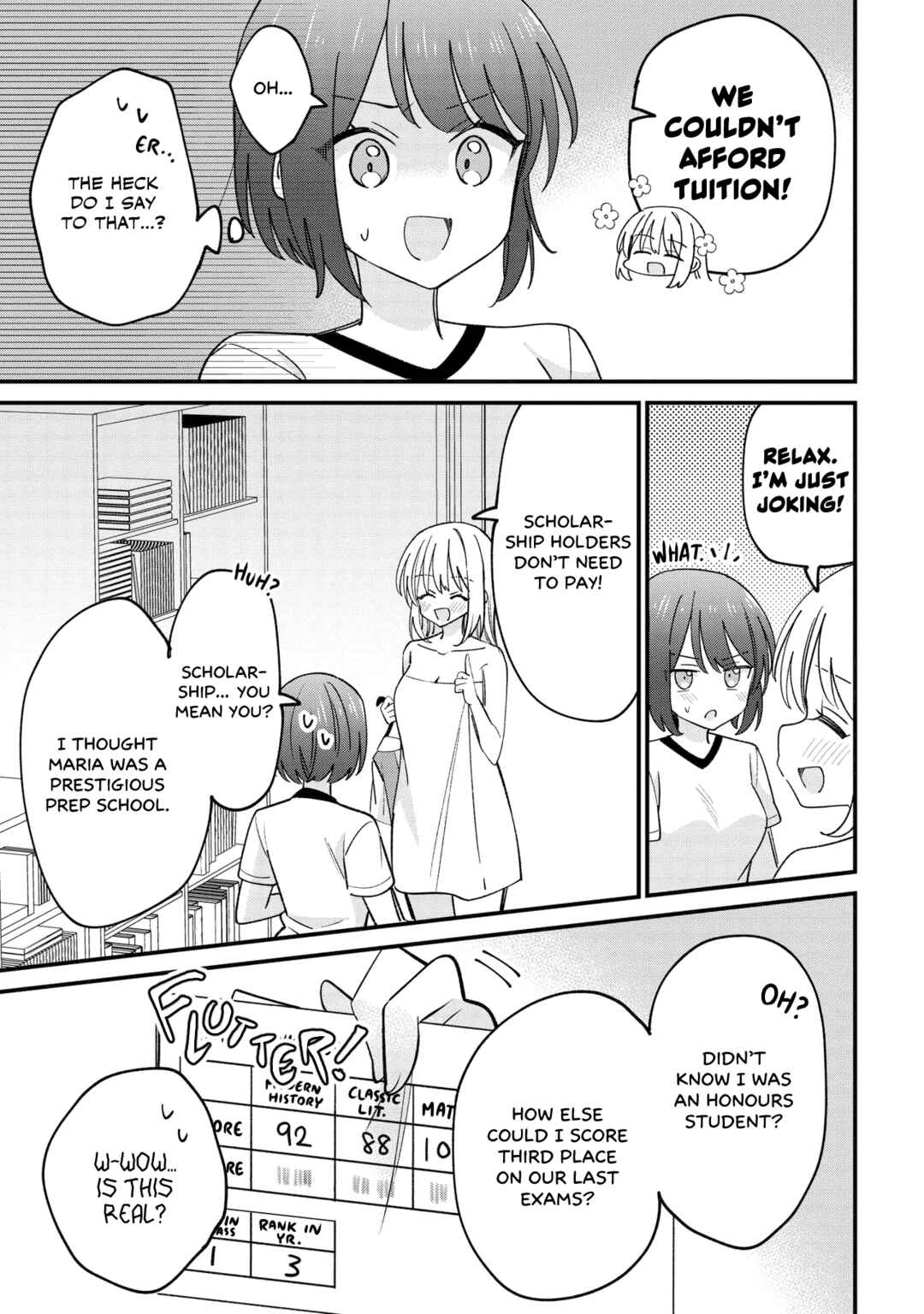 Kao dake yoi Classmate ga, Yatara to Guigui Kuru Yuri no Hanashi. Chapter 4 - Page 9