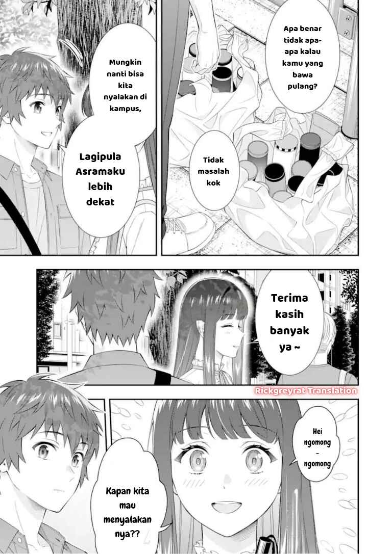 Toumei na Yoru ni Kakeru-kun to, Me ni Mienai Koi wo Shita. Chapter 4.2 - Page 10