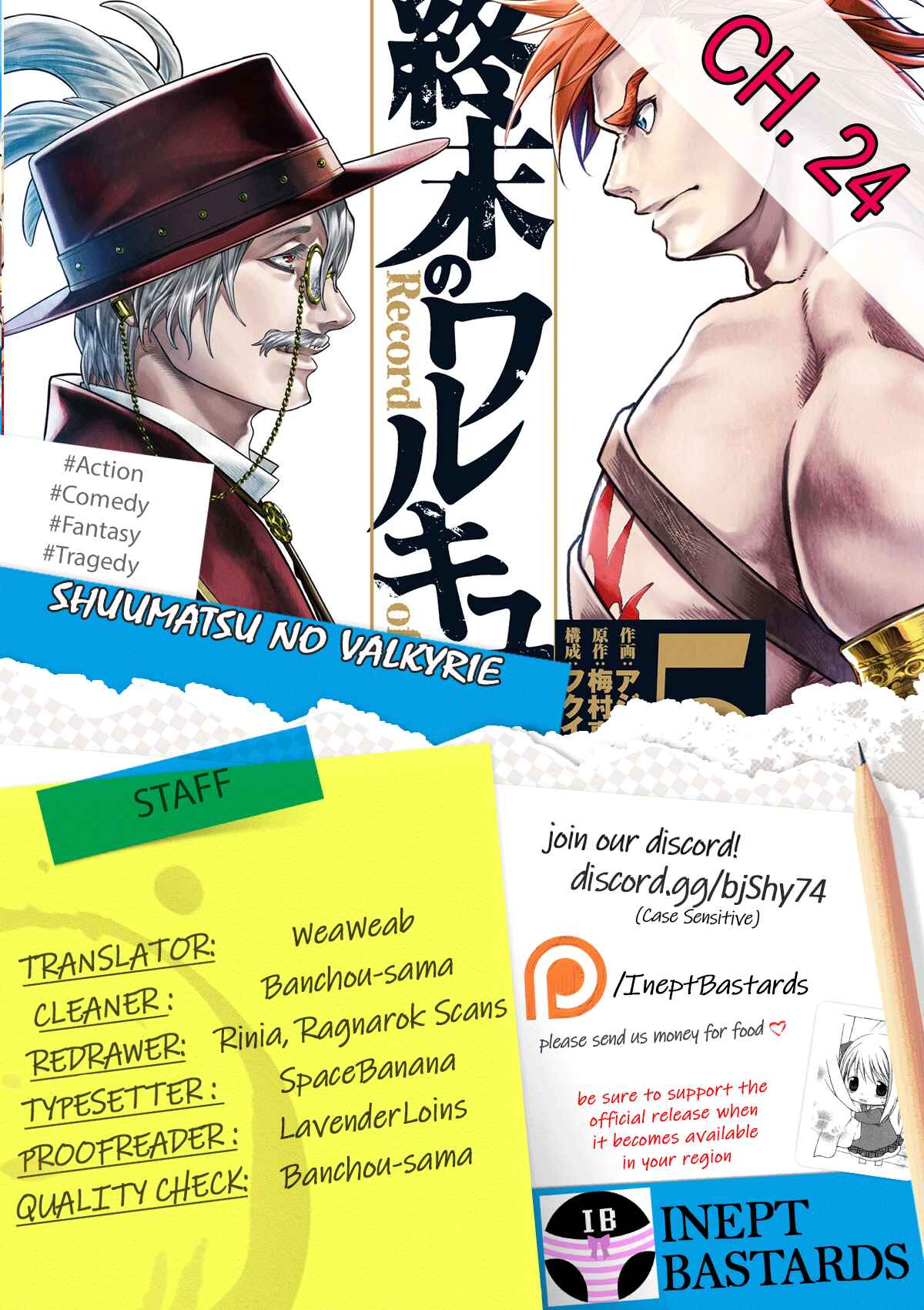 Shuumatsu no Valkyrie Chapter 24 - Page 1